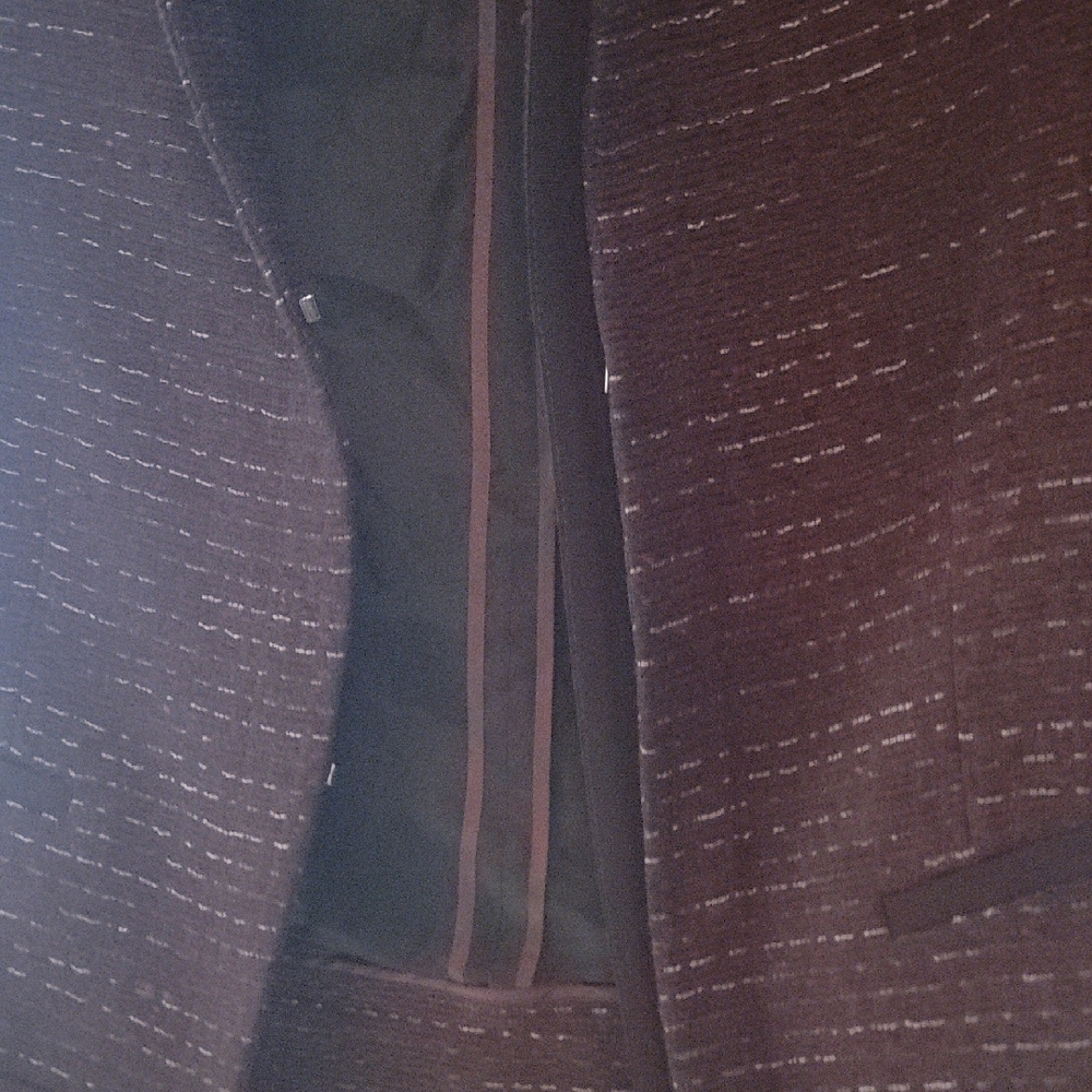 Massimo Dutti Women's Textured Burgundy Jackey/blazer - Picture 2 of 7